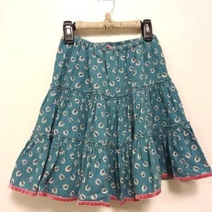 Mini Boden Tiered Skirt, light curdoroy 7/8 yrs